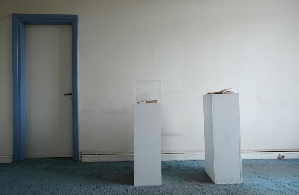 Marilia Stagkouraki, The Golf Book, 2018, 6th Athens Biennale 2018 ANTI, photo by Nysos Vasilopoulos